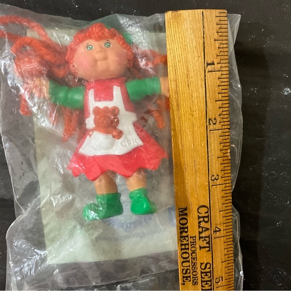 Vintage 1994 McDonald’s Cabbage Patch Kid PVC Figure NOS Red Hair Girl - Picture 8 of 8